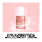 Left side angle of Neutrogena Bright Boost Illuminating Serum 30mL packaging